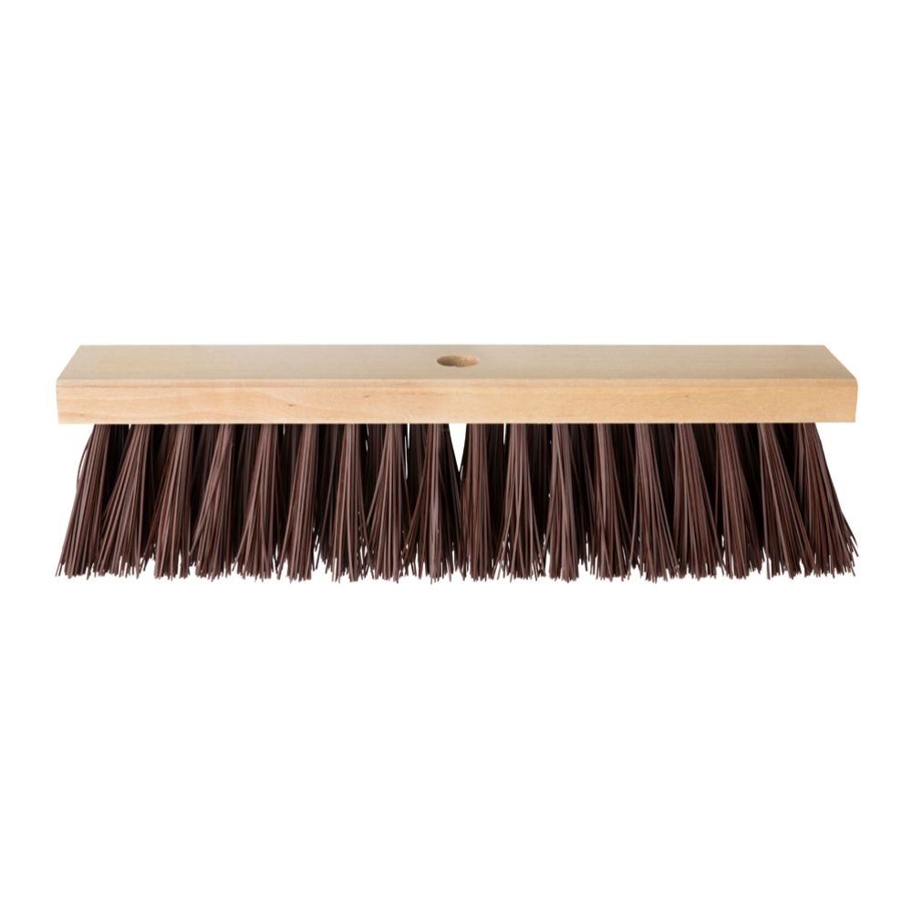 SINI katuharjan vaihtopää ruskea 40 cm
