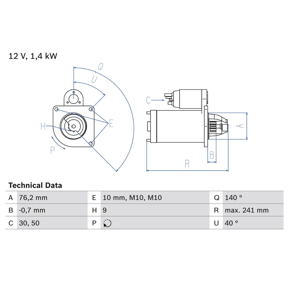 Startmotor 13-2678