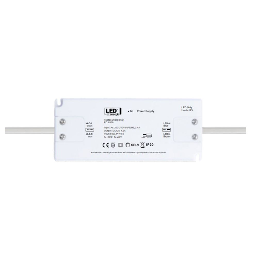 Led Energie LED-muuntaja 12 V 50 W IP20