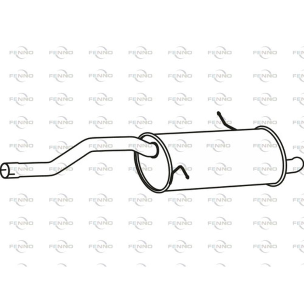 Takaäänenvaimentaja 14-00040