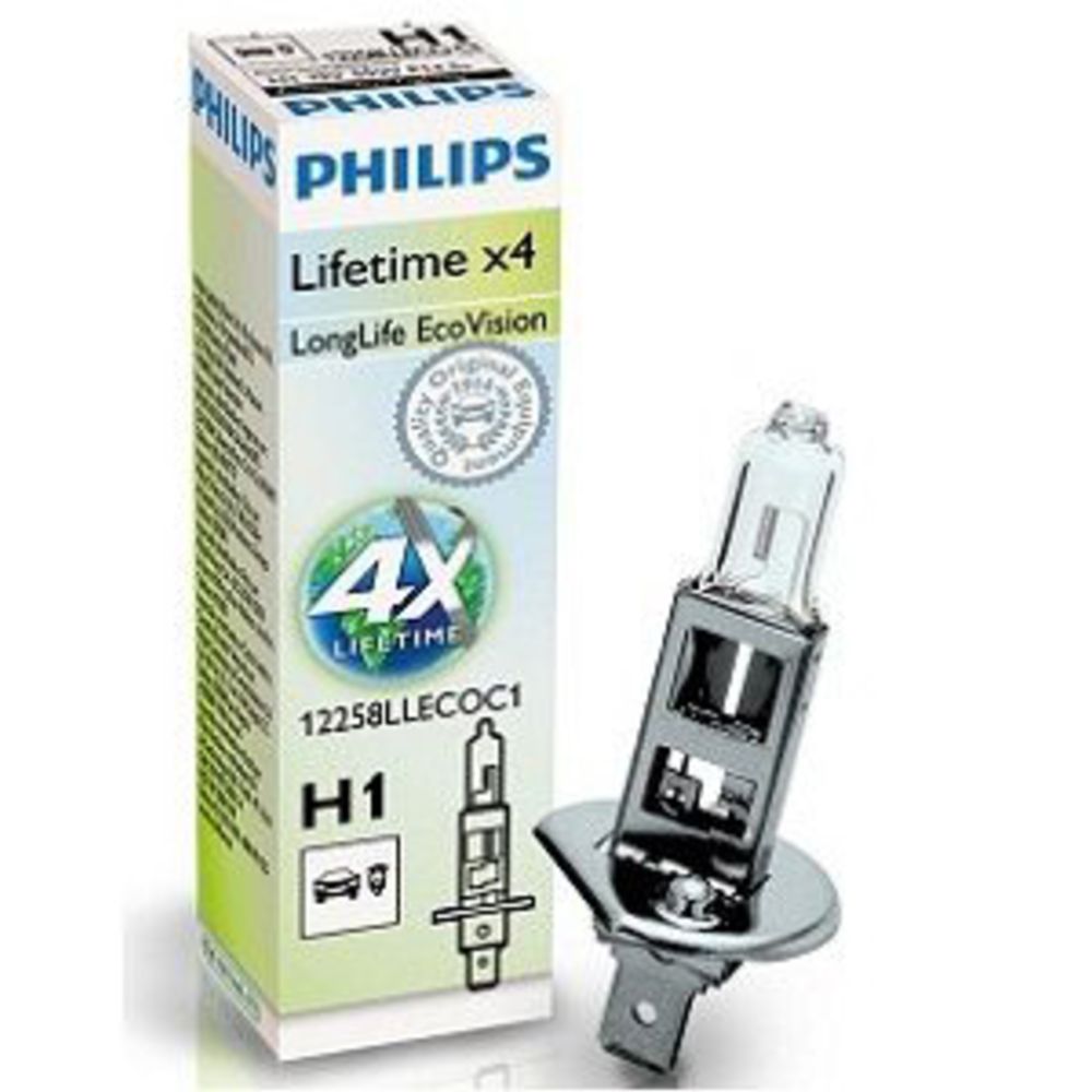 Philips LongLife EcoVision H1-polttimo 12V 55W