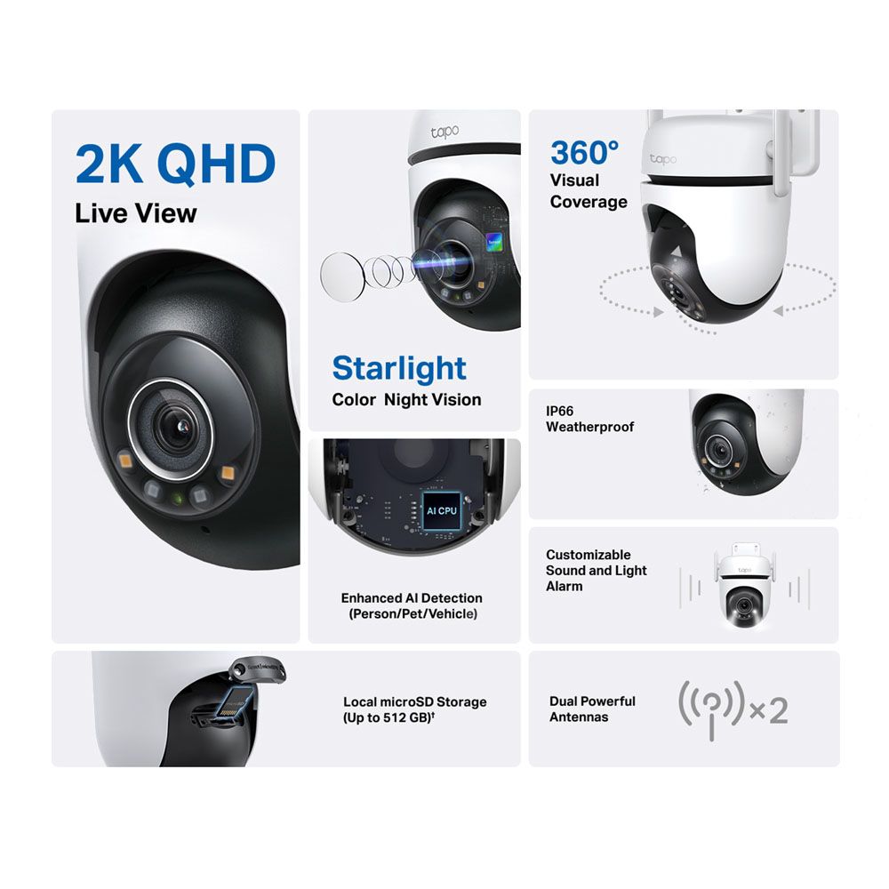 TP-LINK Tapo C520WS övervakningskamera