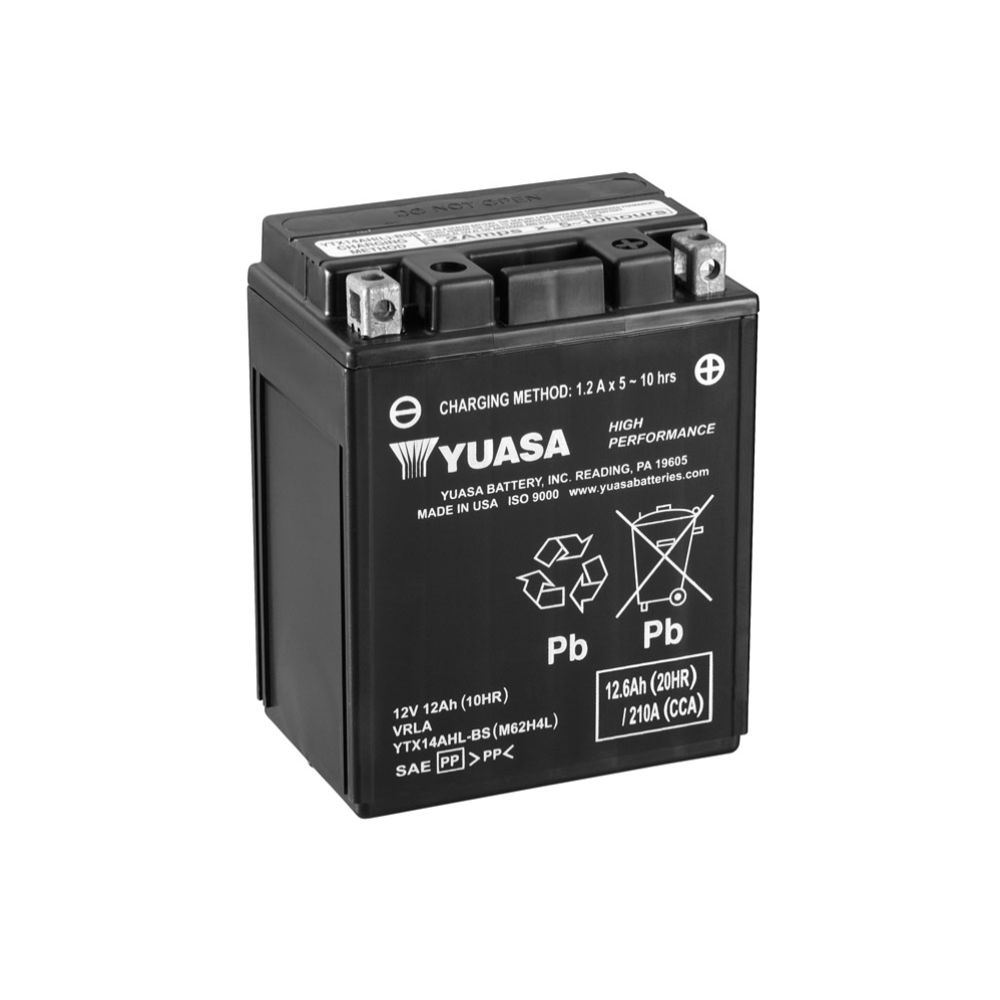 Yuasa mootorratta aku 12 V 12 Ah "YTX14AHL-BS"