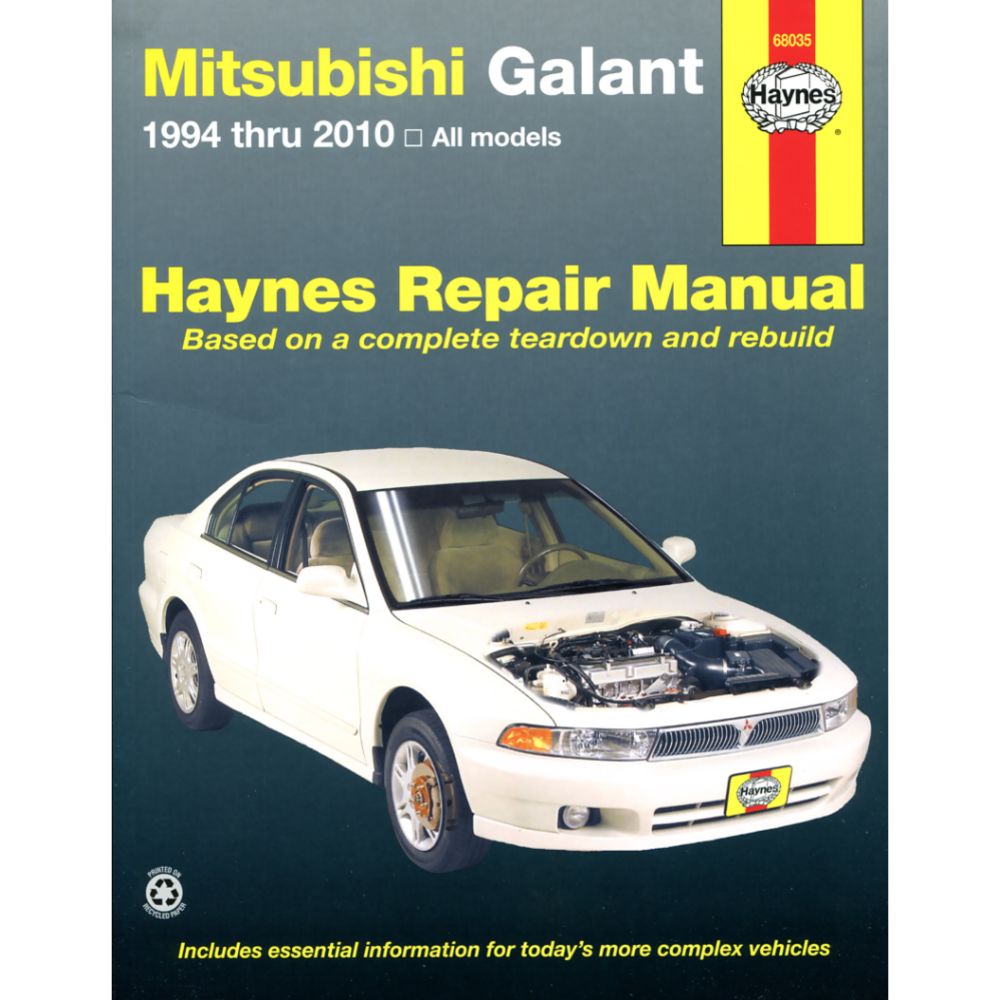 Korjausopas Mitsubishi Galant 94->03 englanninkielinen