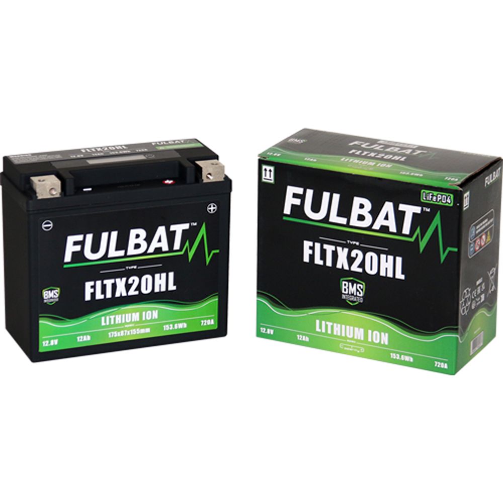 Fulbat Litiumbatteri 12 V 153,6 Wh FLTX20HL