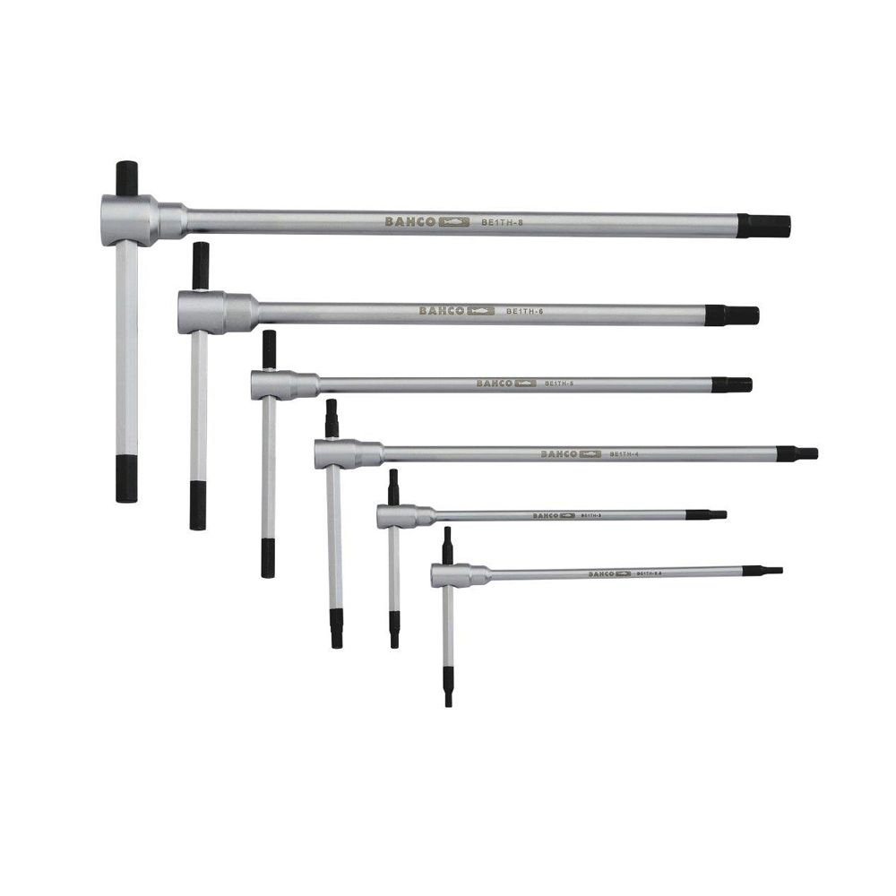 Bahco BE1TH-S6 insexnyckelsats med T-handtag 2,5-8,0 mm 6 delar