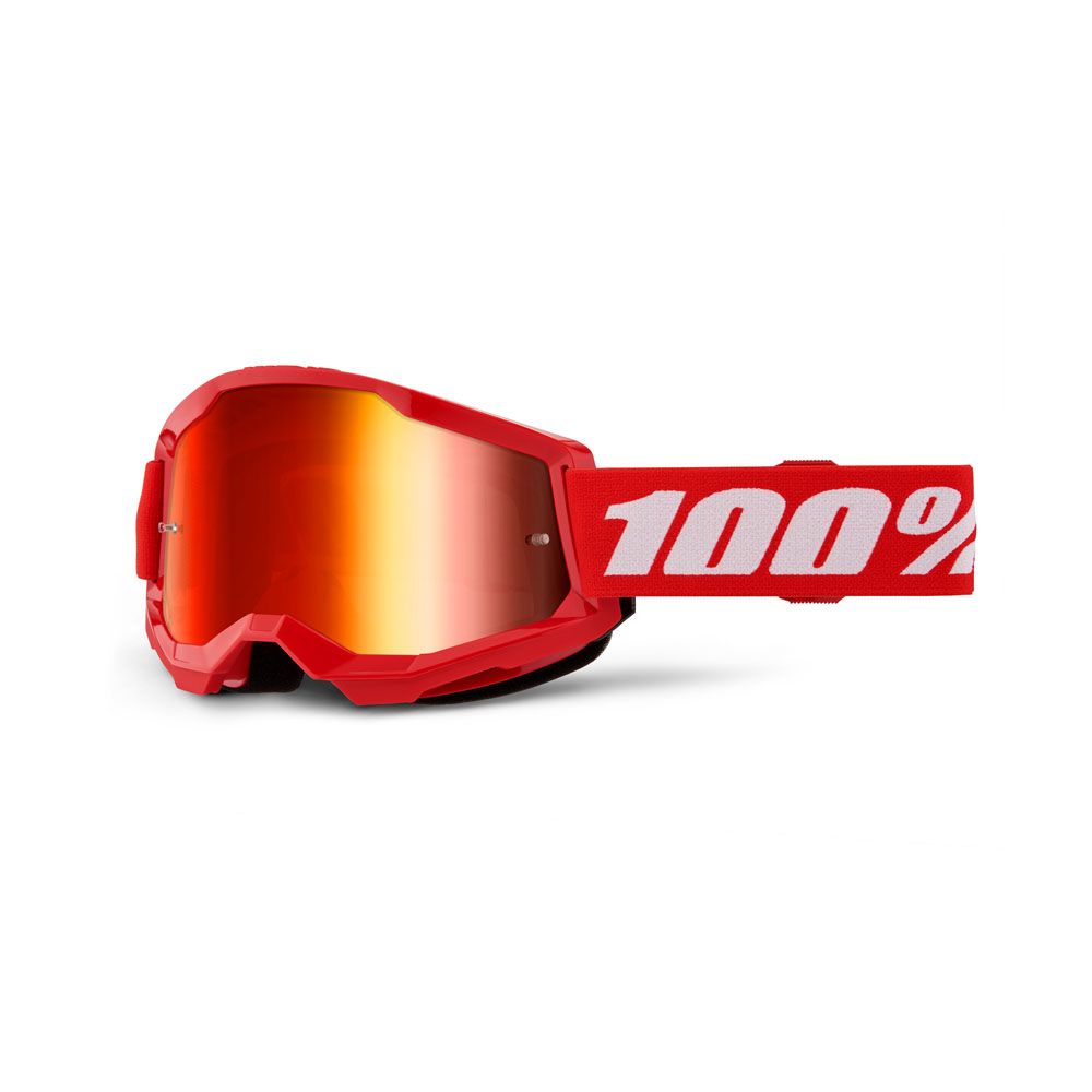100% Strata 2 Red ajolasit punainen peililinssi