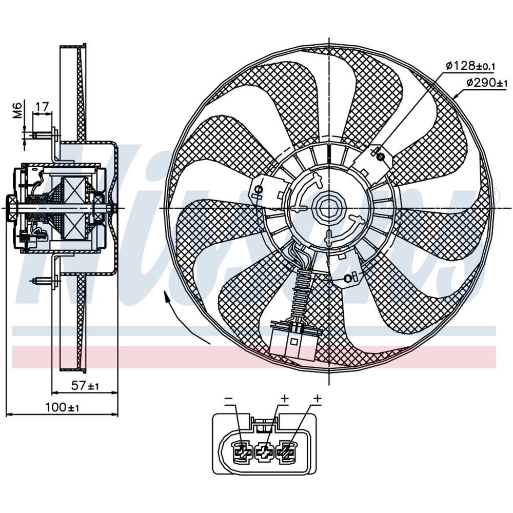 Mootorijahutuse ventilaator 13-1534