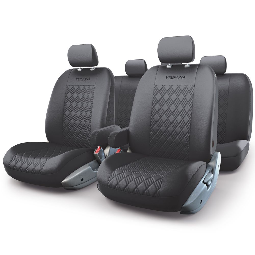 Autoprofi auto istmekattekomplekt, must