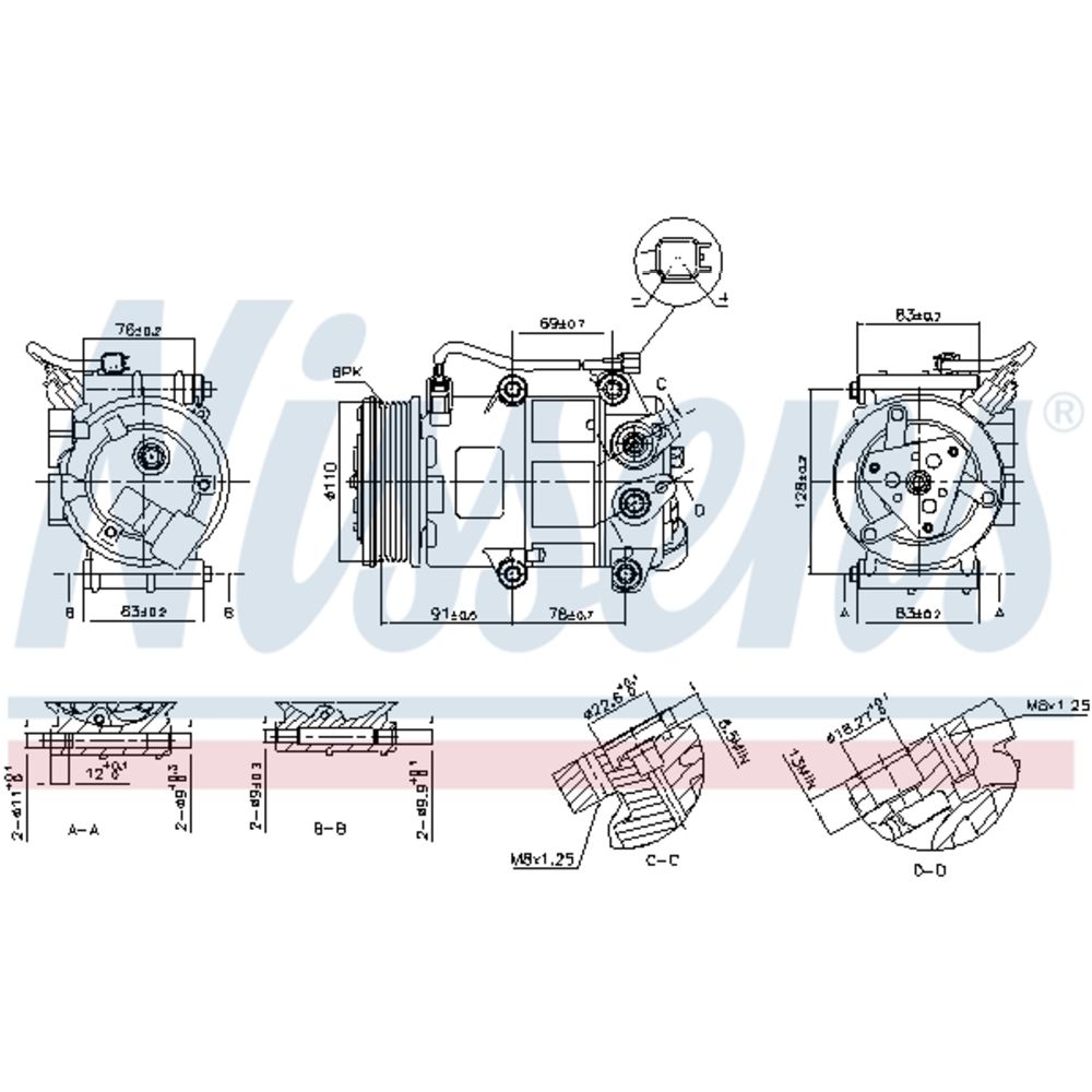 Ilmastointilaitteen kompressori 30-05095