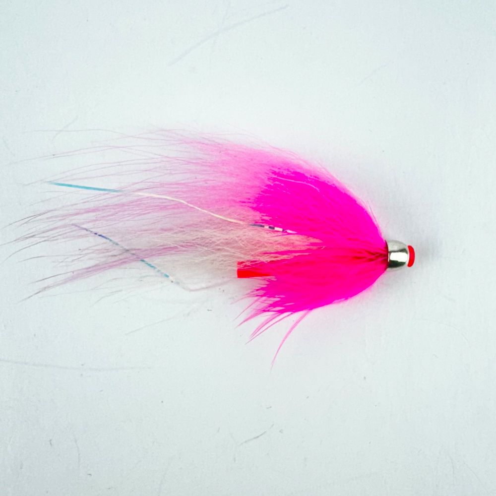 Eumer Classic Rävhår tubfluga vit/rosa 2 st.