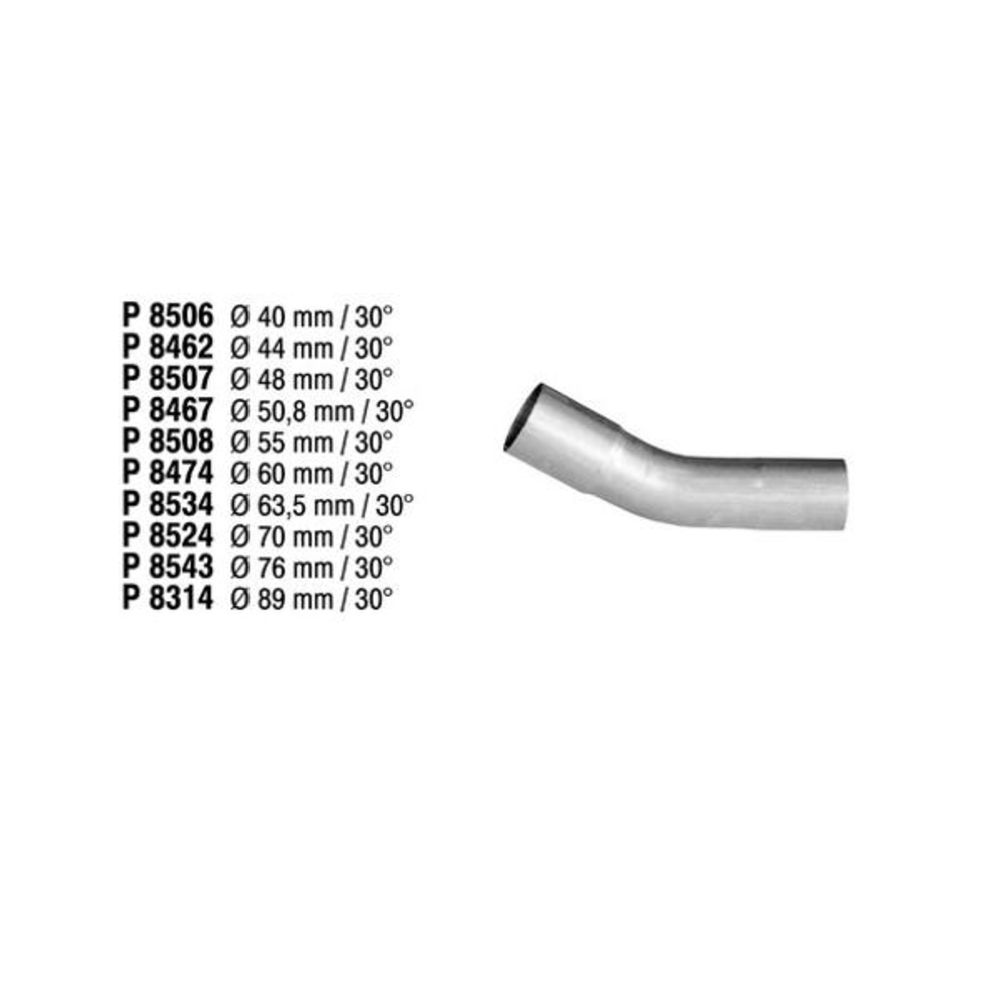 3,5" 30° Mutkaputki ø89mm