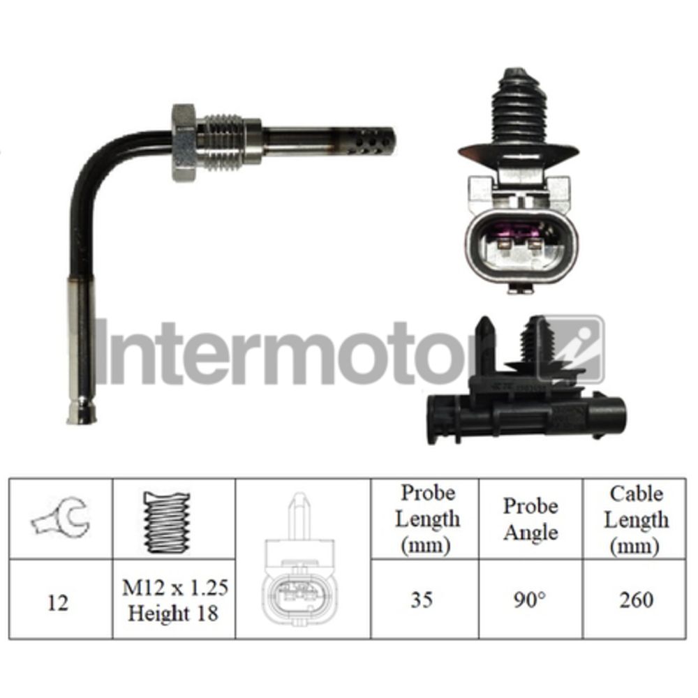 Sensor, avgastemperatur 28-4436