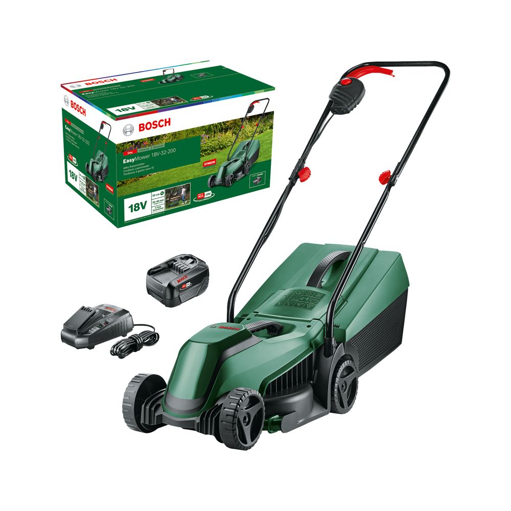 Bosch EasyMower 18V-32-200 batteridriven gräsklippare 18 V (4,0 Ah)