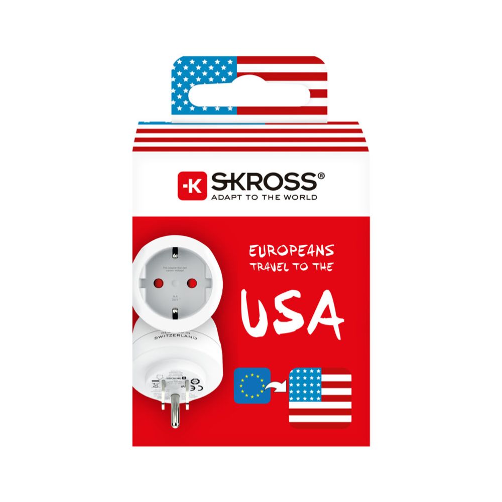 Skross reisiadapter Euroopa -> USA