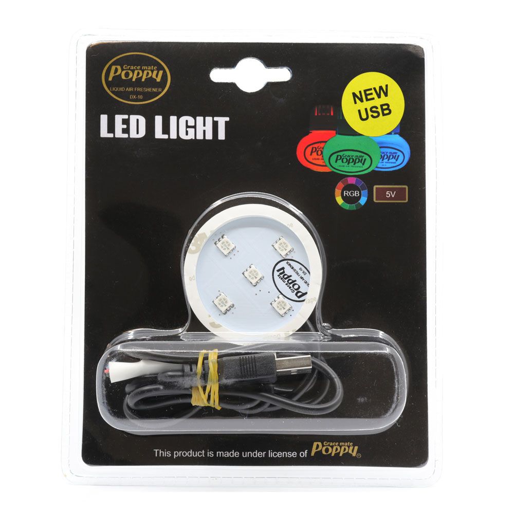 Grace Mate Poppy RGB USB LED-valgusalus