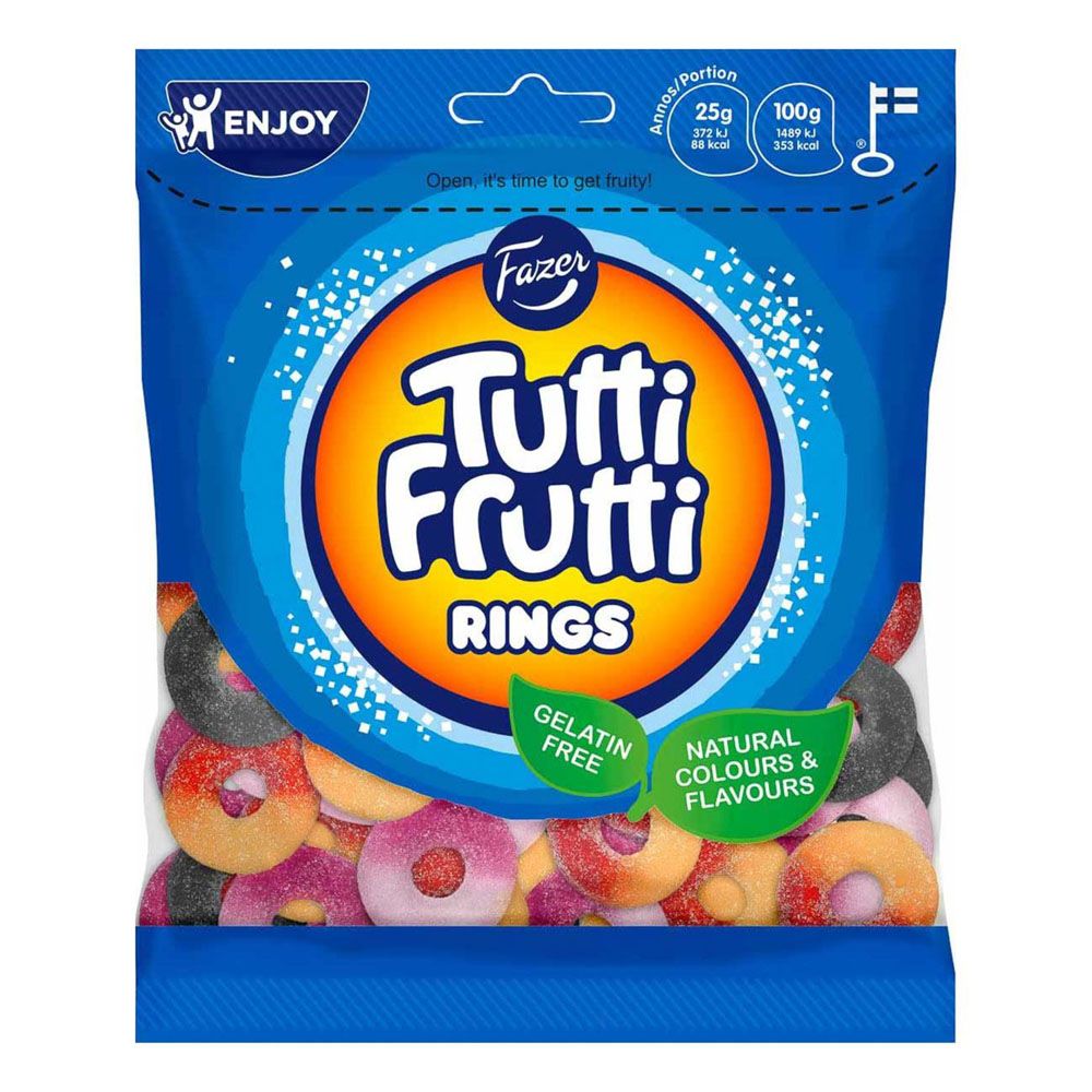 Fazer Tutti Frutti Rings 120 g