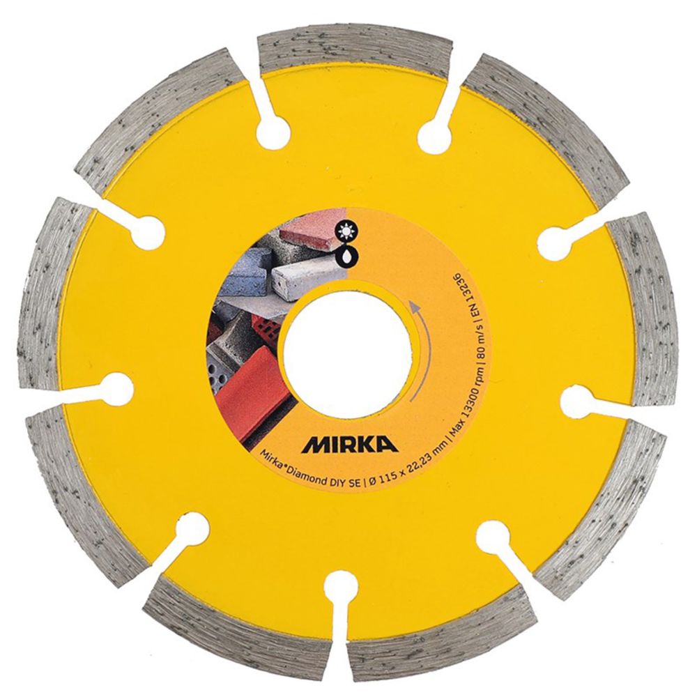 Mirka Diamond DIY segmenterad diamantkapskiva 115 mm