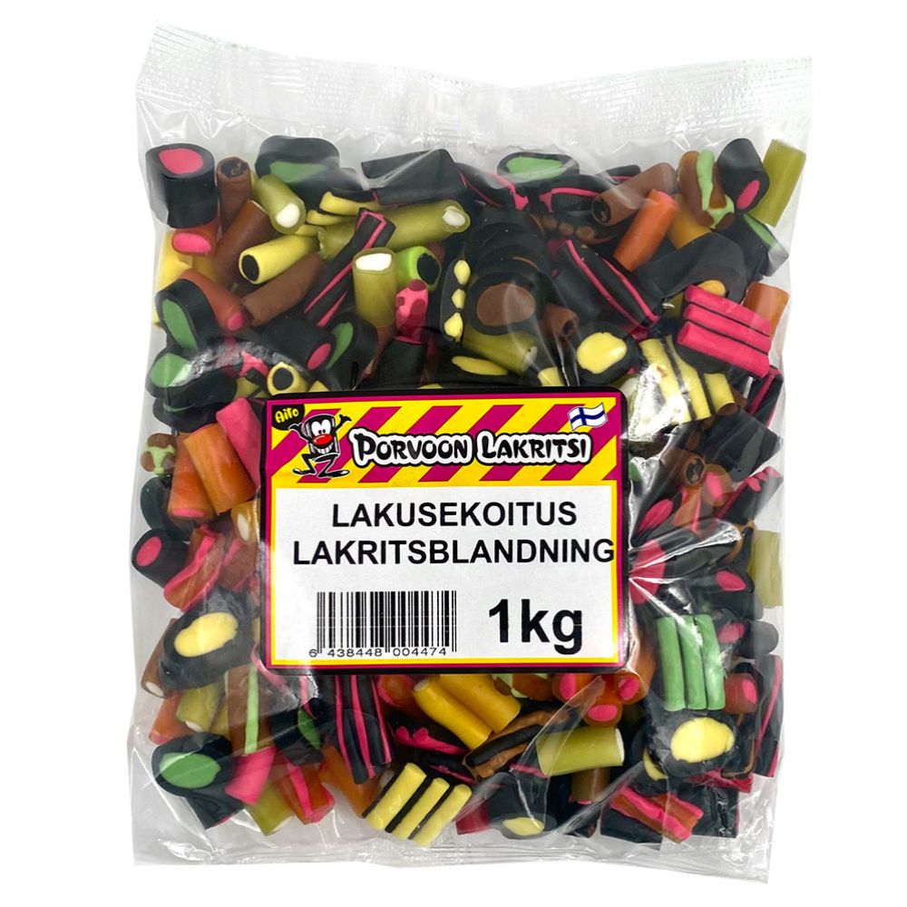 Porvoon Lakritsi lakritsisekoitus 1 kg