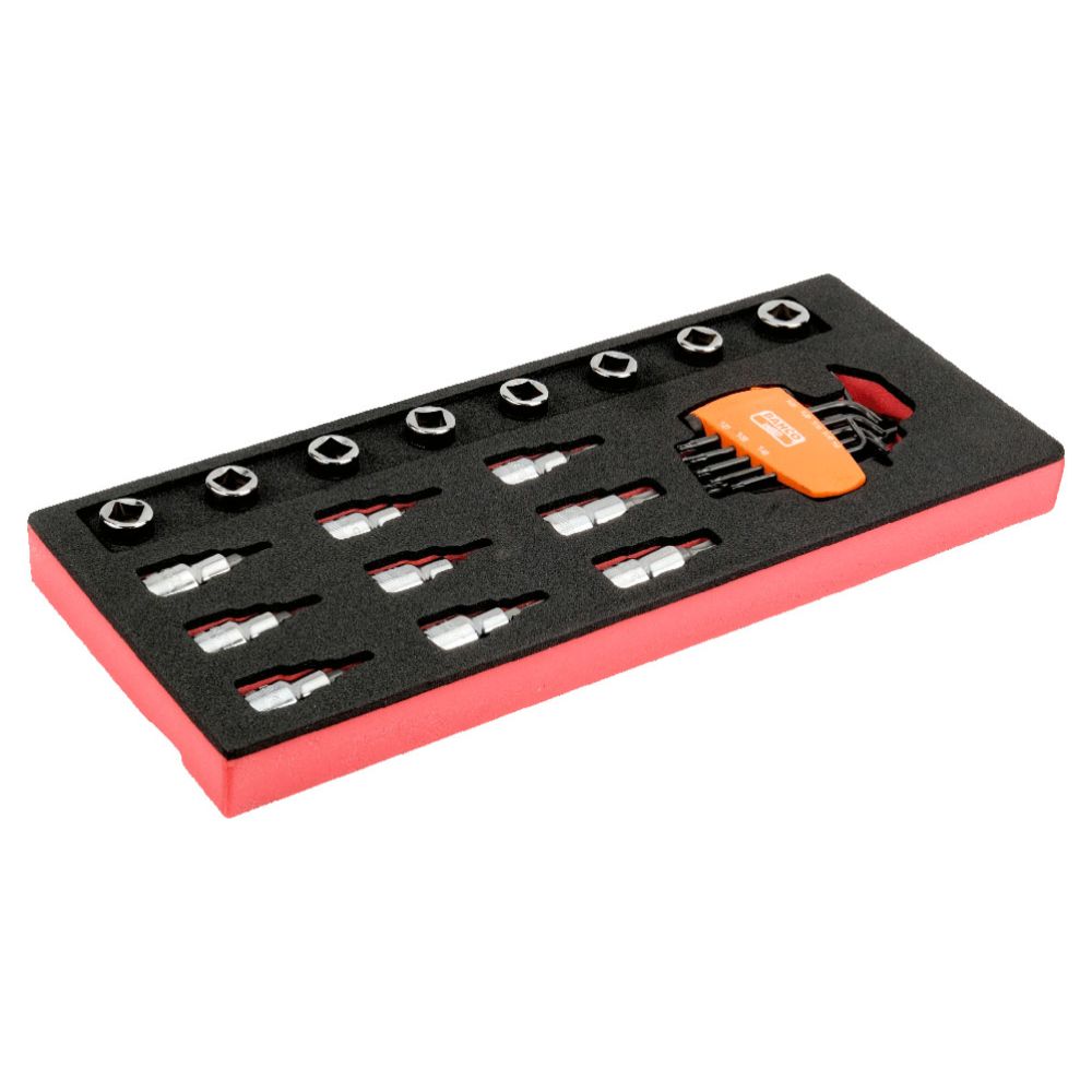 Bahco FF1E2207 Fit&Go 1/3 1/2" torx-padrunid ja -padrunotsikud 25 osa