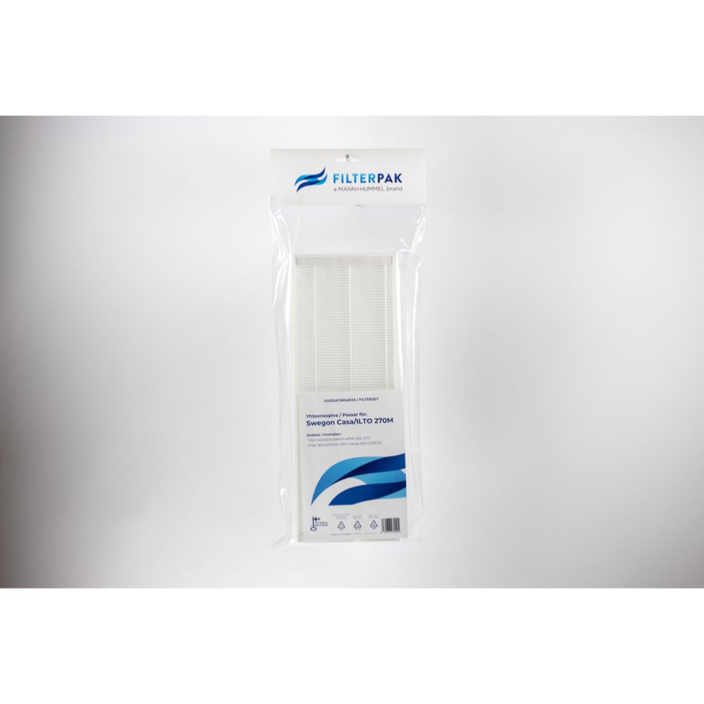 Filterpak Swegon Casa/ILTO 270M suodatinpakkaus