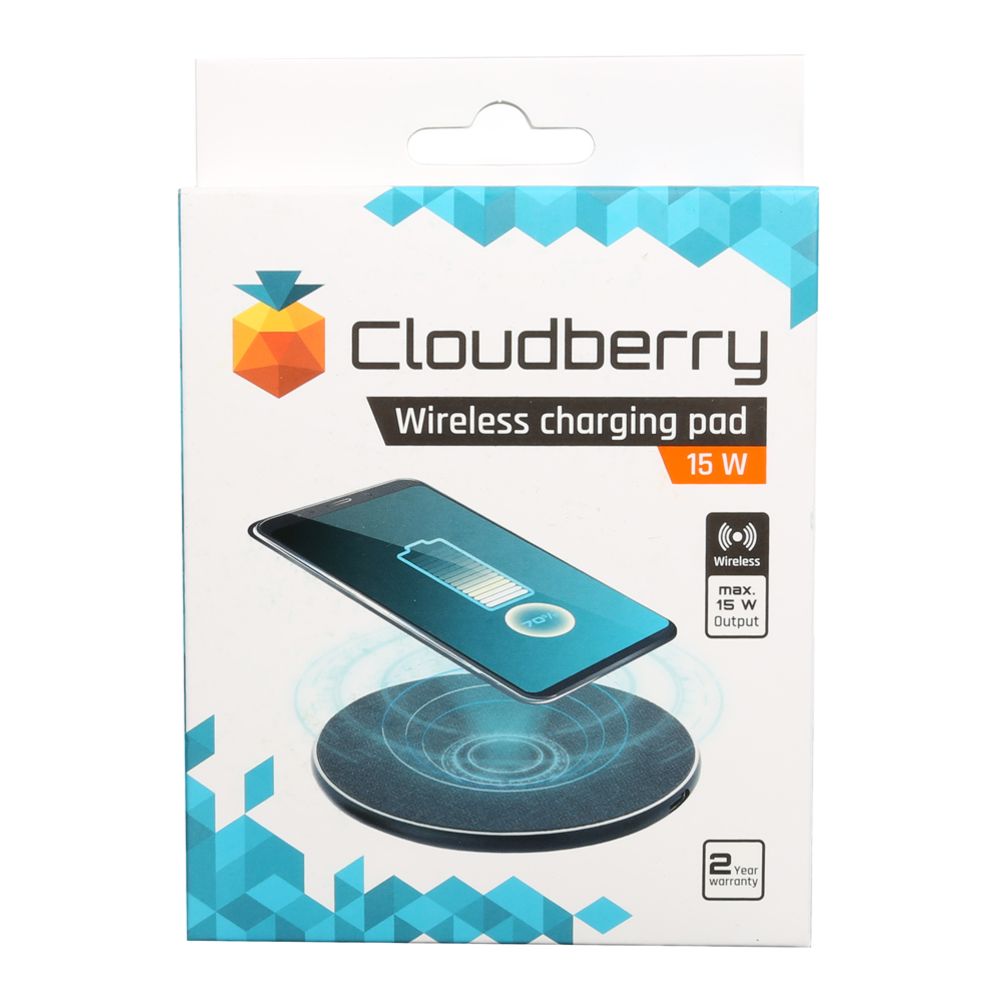 Cloudberry trådlös laddningsplatta 15 W