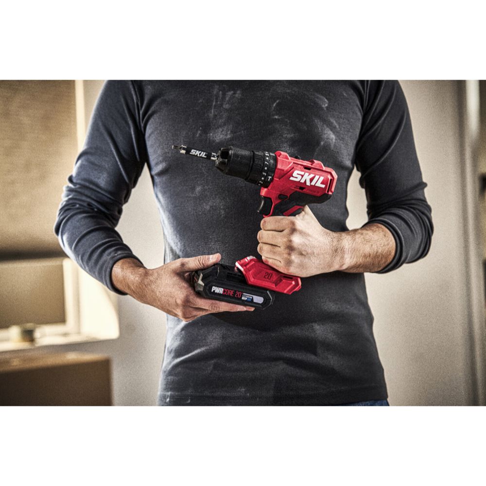 SKIL 3021 HA borstlös batteridriven slagborrmaskin 2 x 2.0 Ah