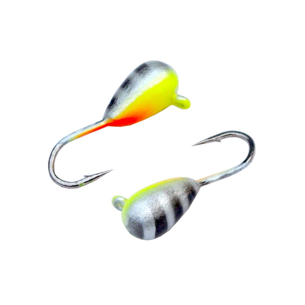 MTX Fishing Pisara volframi-morri 6 mm / 3,2 g  2 kpl valkoinen/keltainen/punainen musta