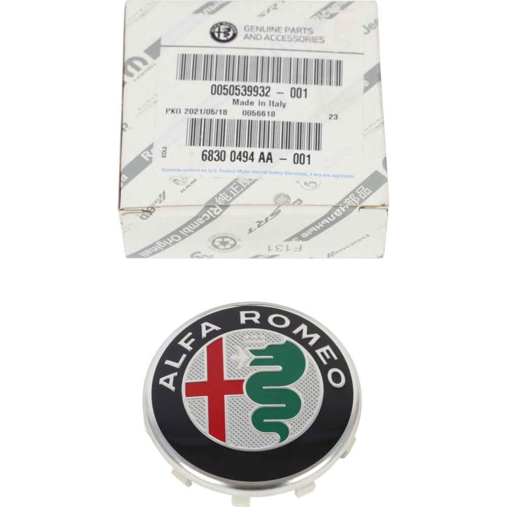Centrumkåpa Alfa-Romeo Giulia ø 60 mm original