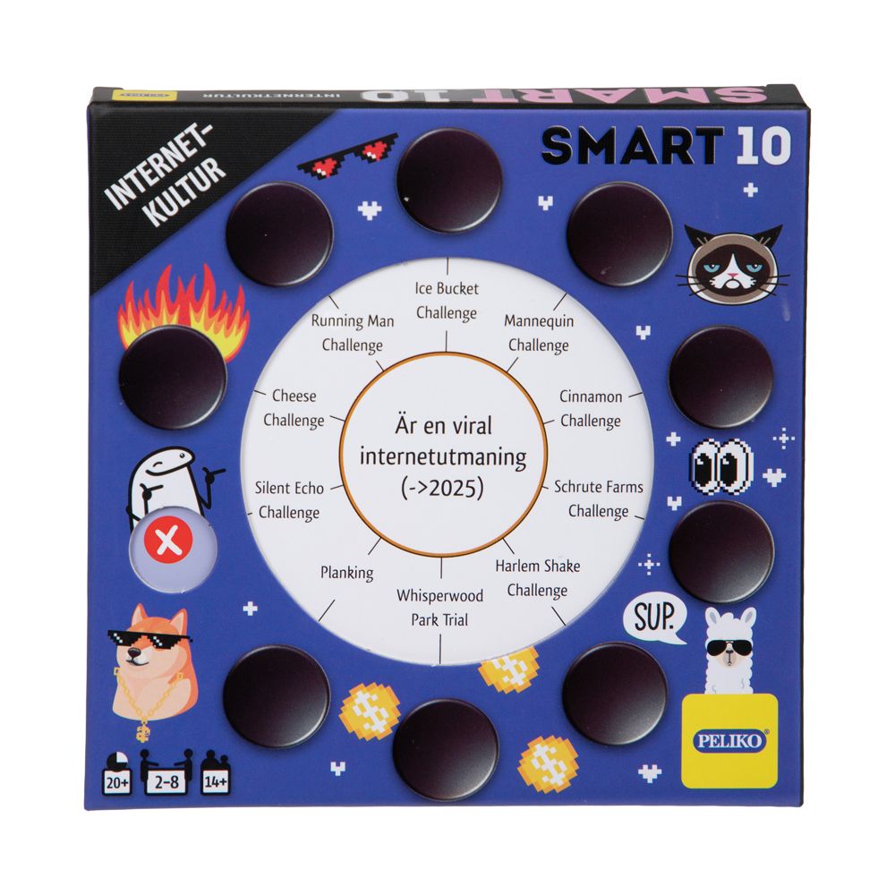 Smart10 frågekort Internetkultur