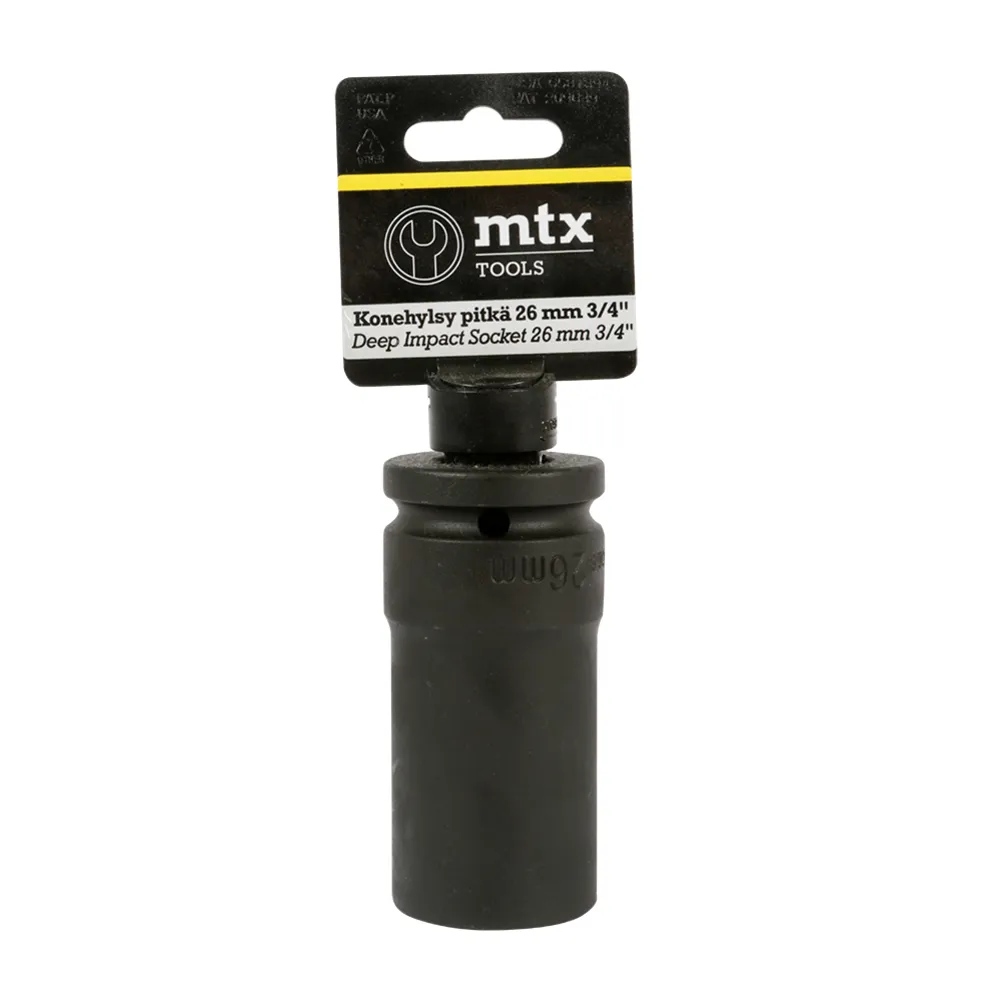 MTX Tools konehylsy pitkä 22 mm 3/4"