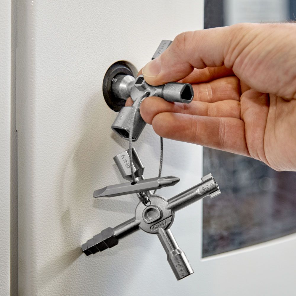 Knipex® 00 11 01 TwinKey elskåpsnyckel