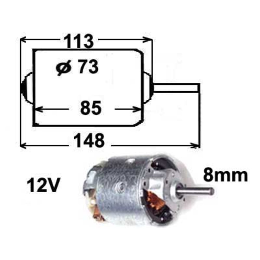 Sisätilapuhaltimen moottori 13-1921