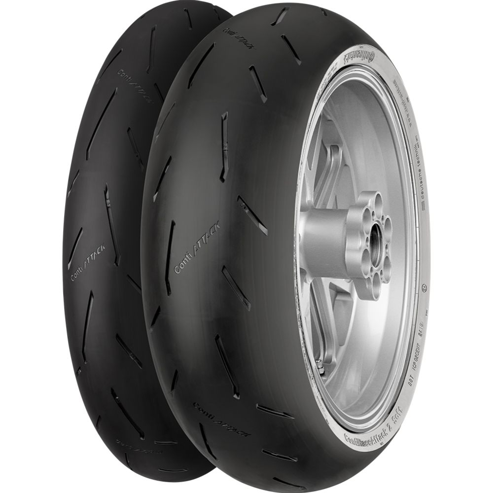 Continental ContiRaceAttack 2 Soft 120/70 ZR17 M/C 58W TL eteen
