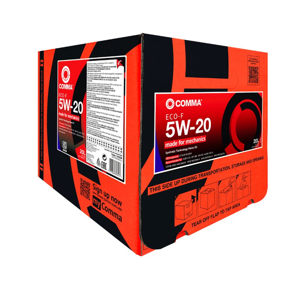Comma Eco-F 5W-20 EcoBoost motorolja BIB 20 L