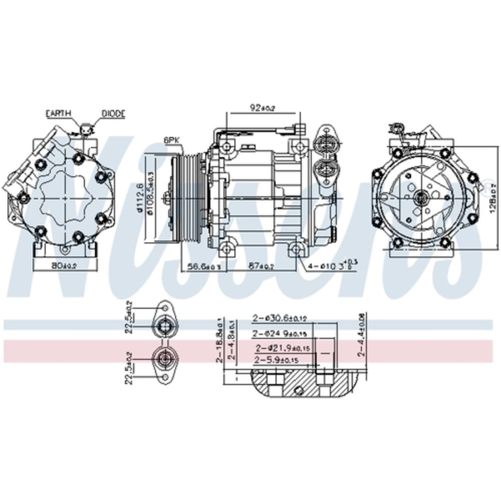 Ilmastointilaitteen kompressori 30-00319
