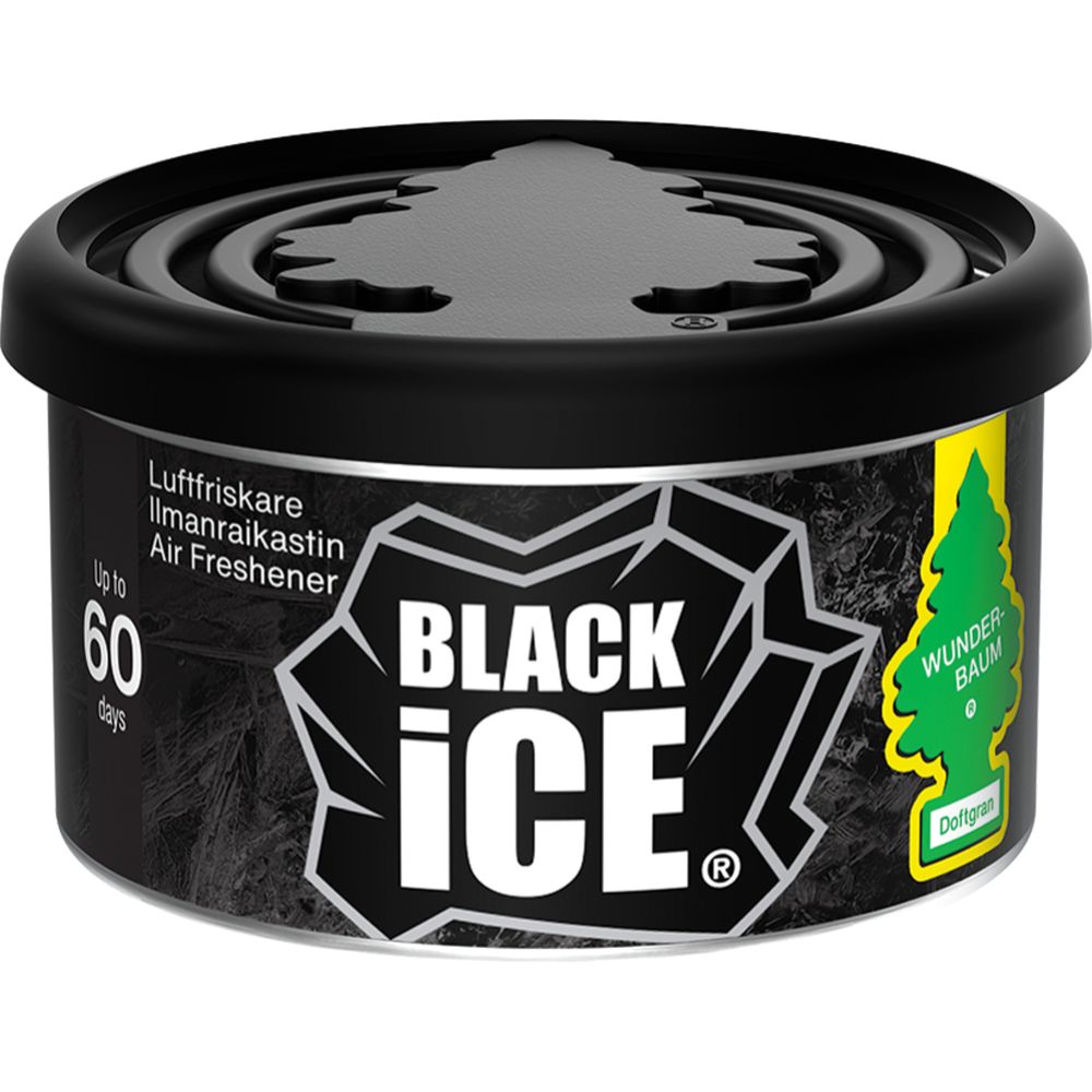 Wunder-Baum Fiber Can õhuvärskendaja tops, Black Ice, 30 g