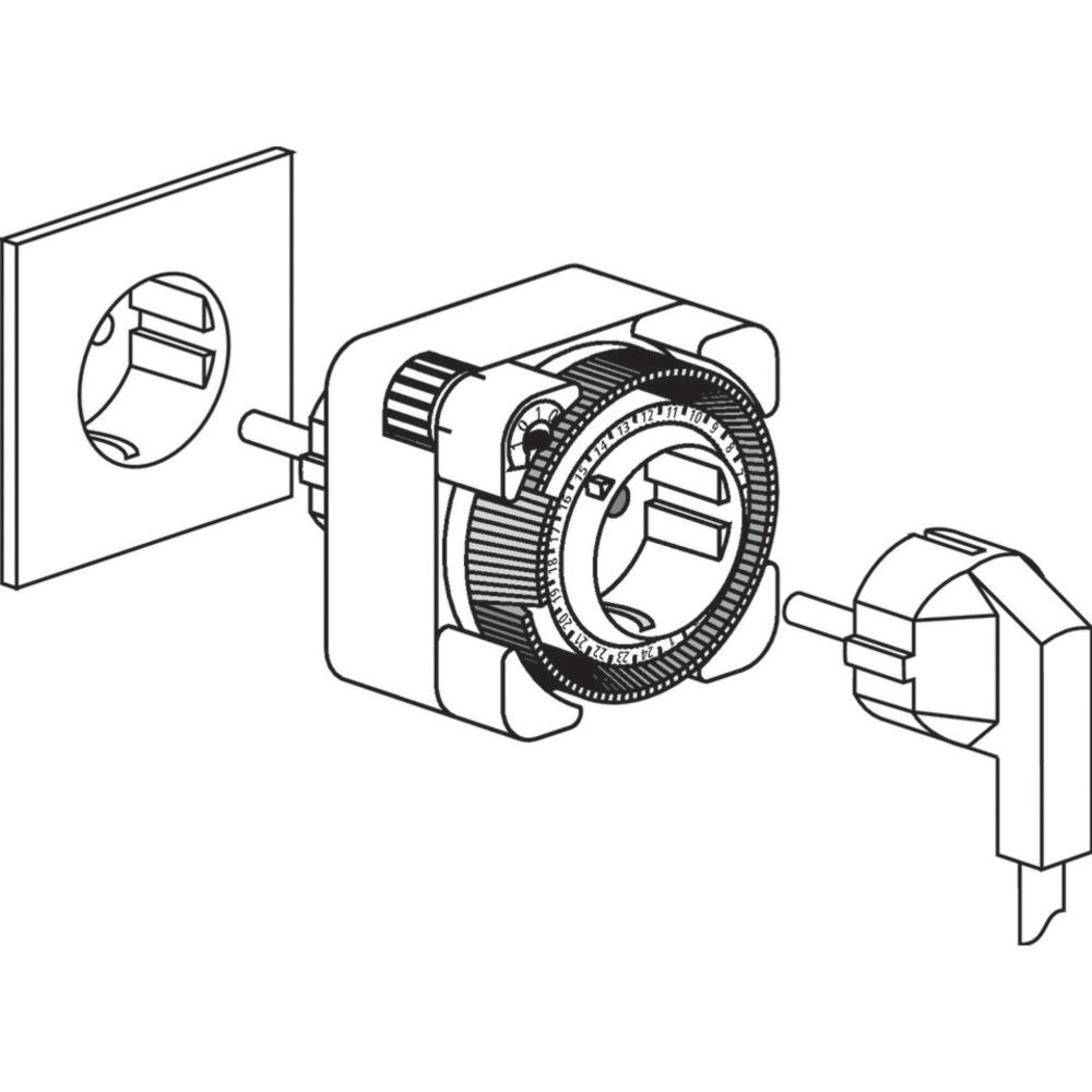 Theben veckotimer IP20
