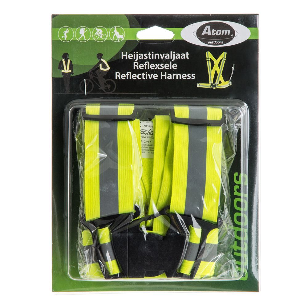 Atom Outdoors heijastinvaljaat keltainen