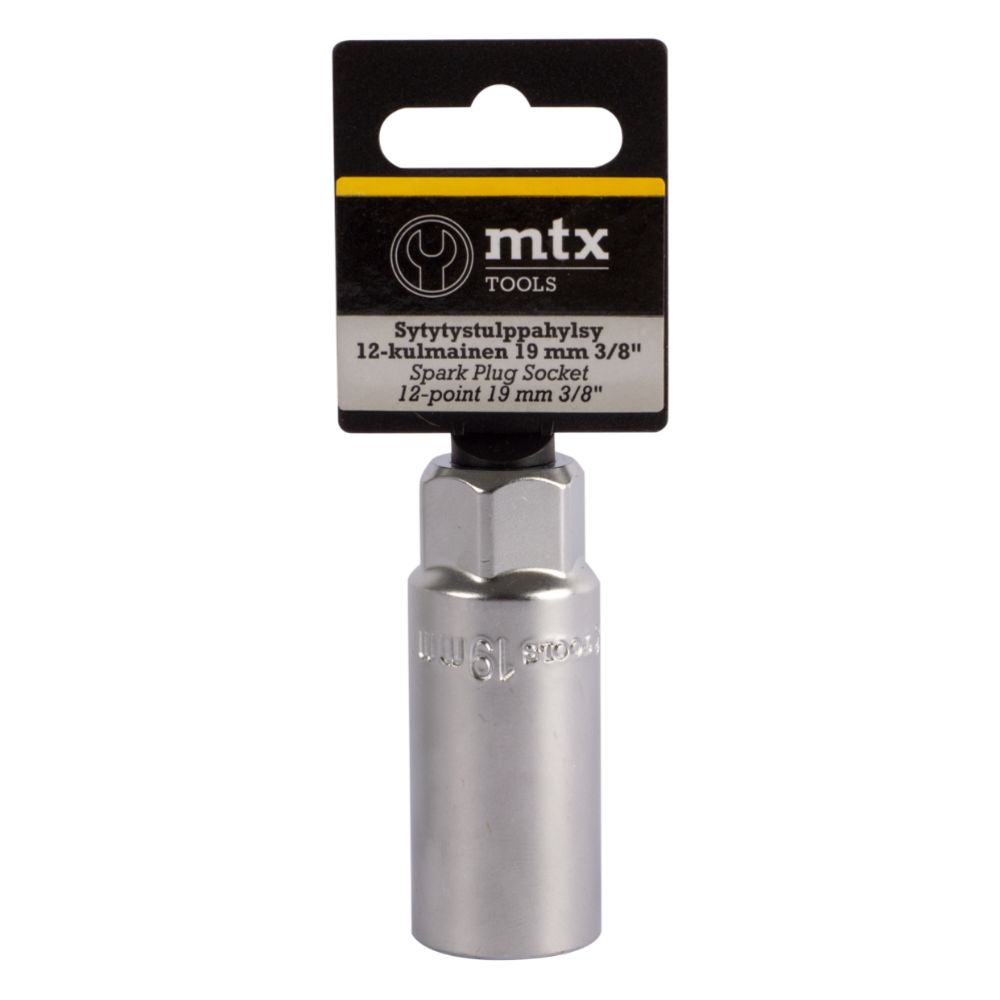 MTX Tools 12 kulmainen sytytystulppahylsy 19 mm 3/8"