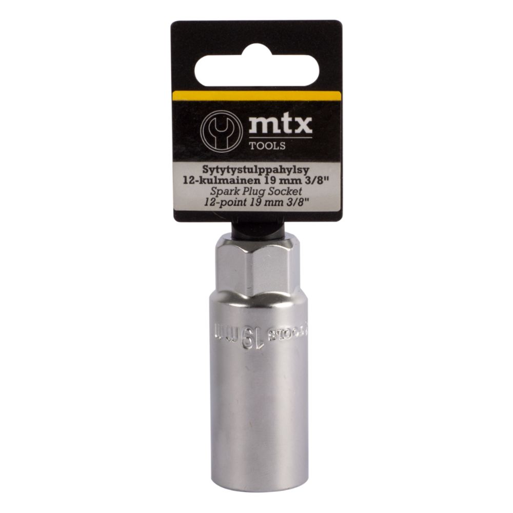 MTX Tools 12-kantig tändstiftshylsa 19 mm 3/8"