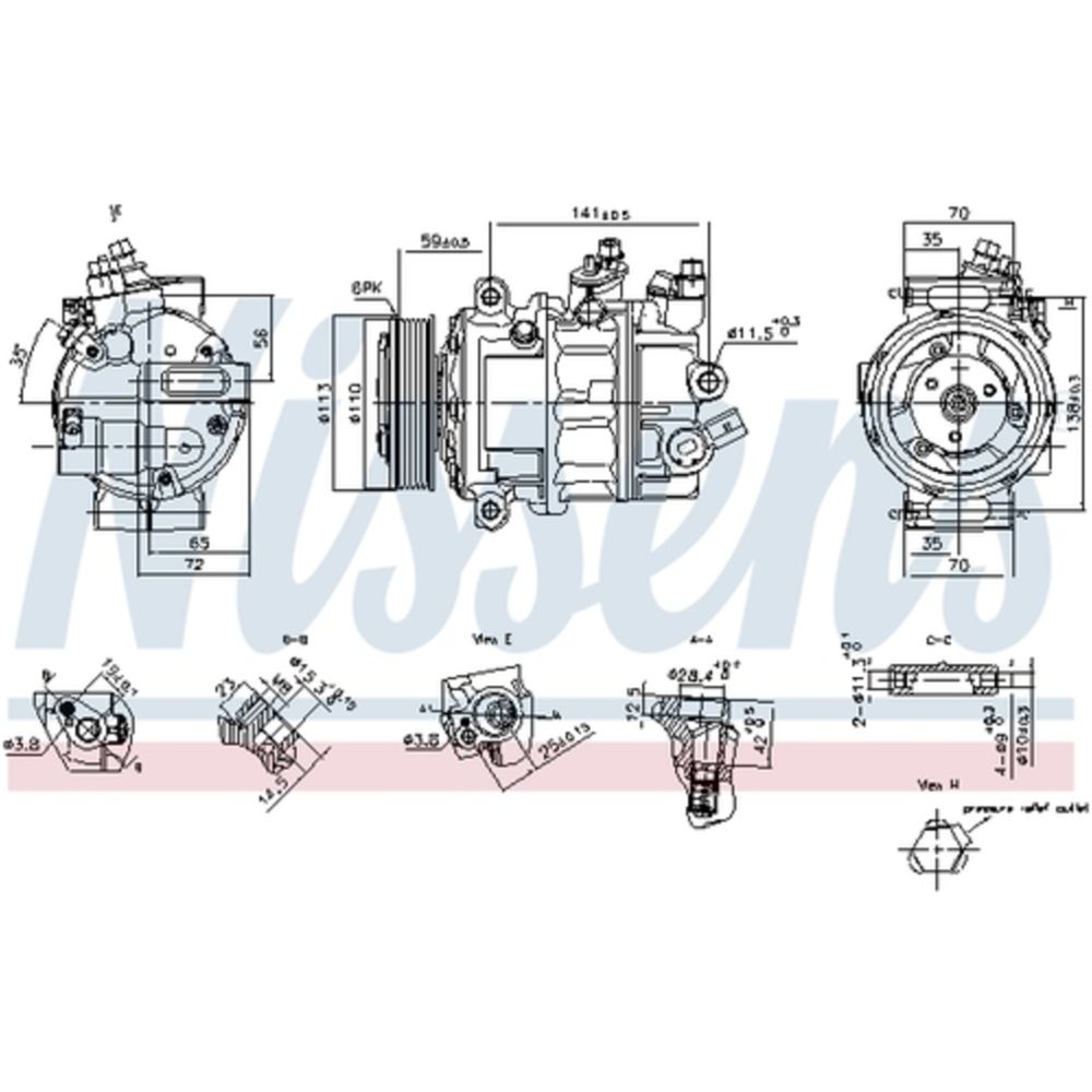 Ilmastointilaitteen kompressori 30-04005