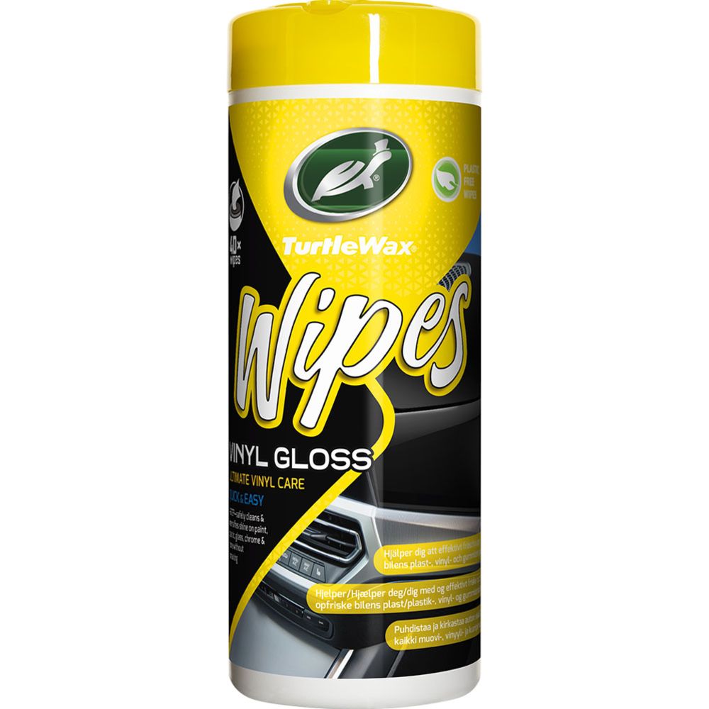 Turtle Wax Vinyl Gloss Wipes 40 st.