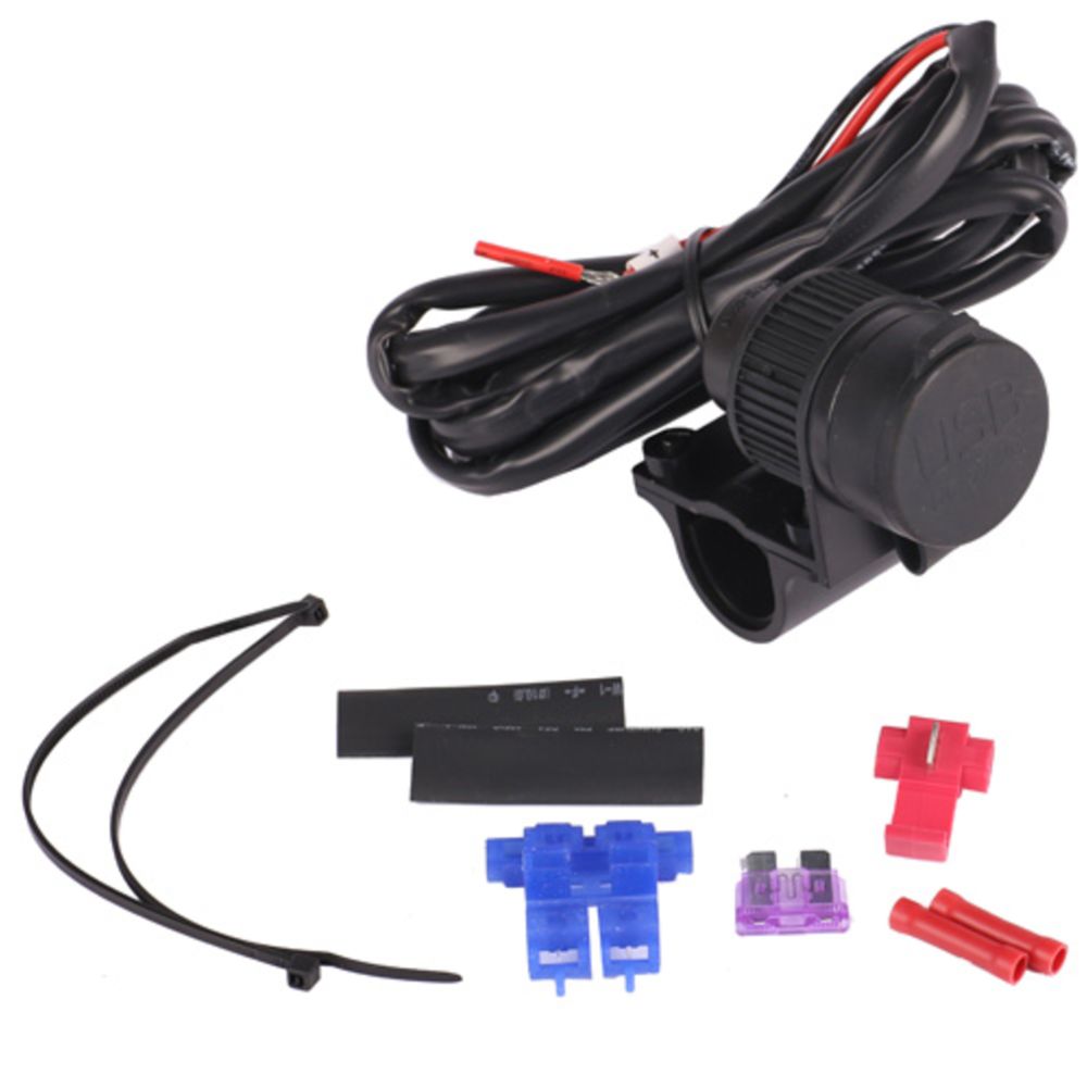 DZ Hardware USB-uttag med styrfäste 5V/2A 170 cm kabel