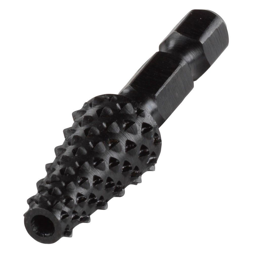 Wolfcraft® puuraspi porakoneelle kartiomalli 6 - 12 x 22 mm