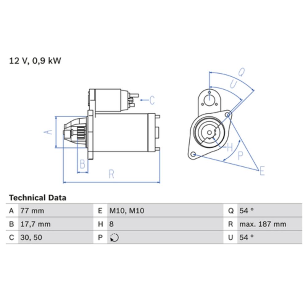 Startmotor 13-2902