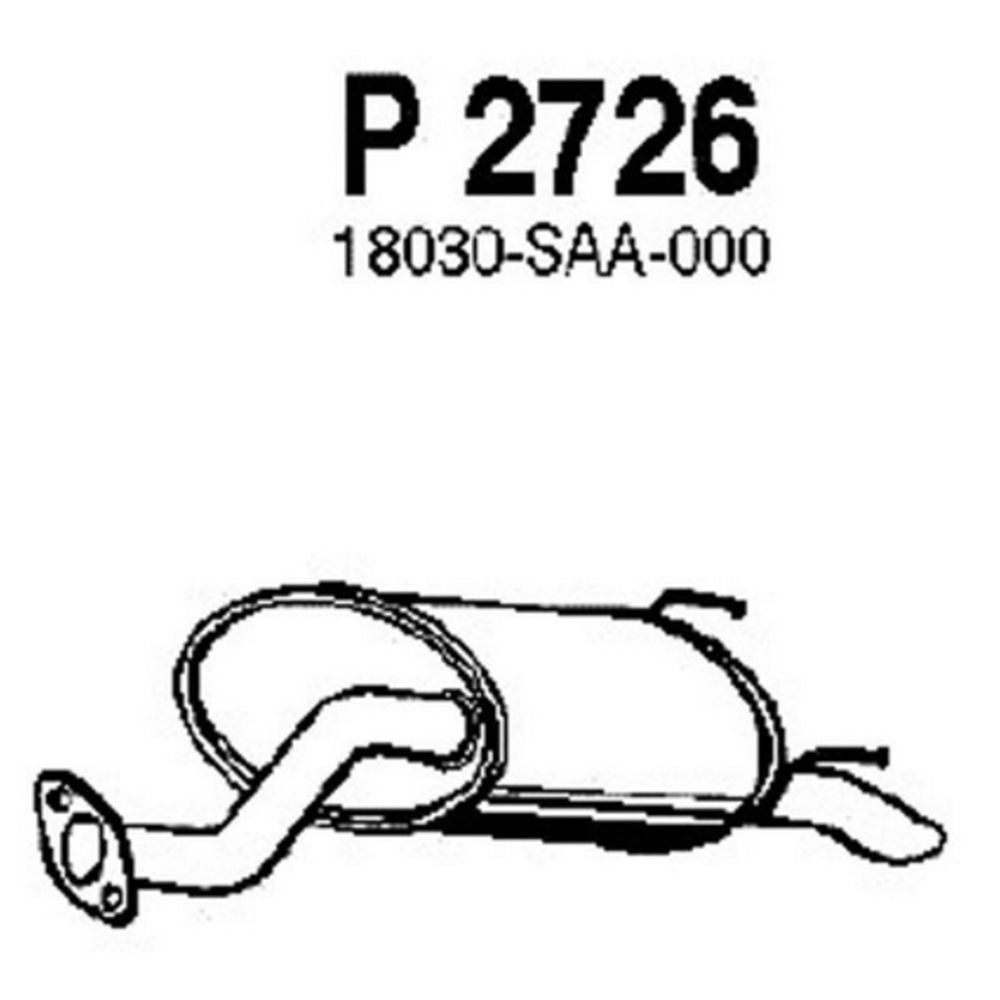 Takaäänenvaimentaja 14-2907