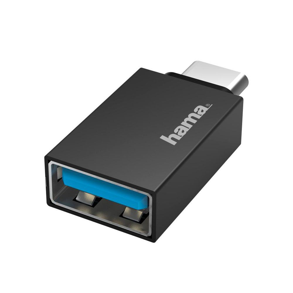 Hama USB-OTG -adapteri, USB-A naaras - USB-C uros, USB 3.2 Gen 1, 5 Gbit/s