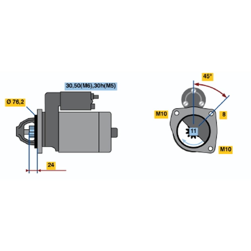 Startmotor 13-2832