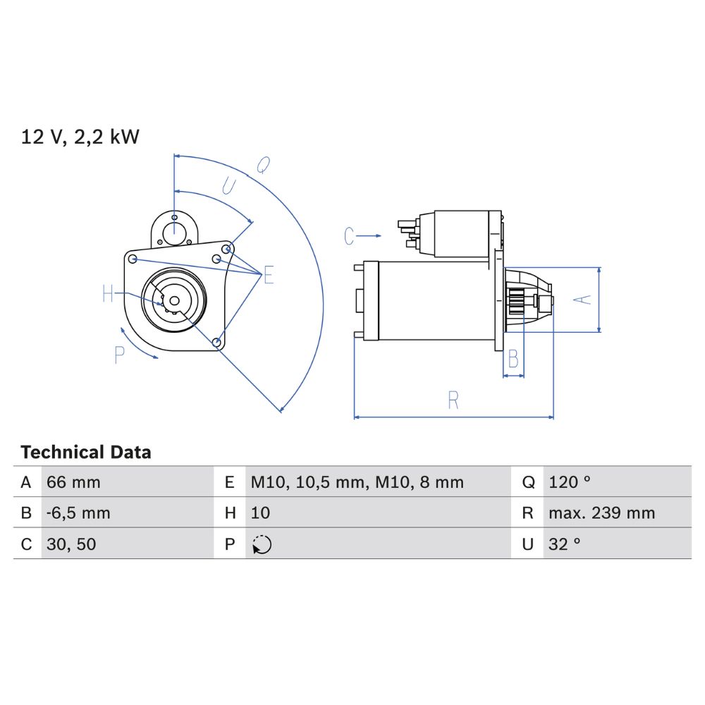 Startmotor 13-2768